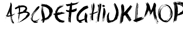 Back Ride 342 font preview